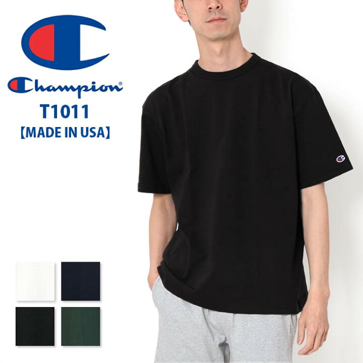 楽天市場】Champion チャンピオン T1011 ティーテンイレブン 半袖 t 