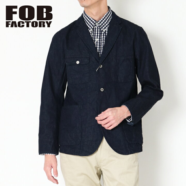 楽天市場】FOB FACTORY エフオービーファクトリー DENIM ENGINEER JKT 