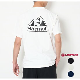 【10倍】Marmot マーモット Basic Logo-T ベーシックロゴTシャツ TSSMC406 メンズ 半袖 プリントT tシャツ アウトドア ブランド UVカット 吸水 速乾 ストレッチ バックプリント メンズtシャツ 夏服 春服 春 夏