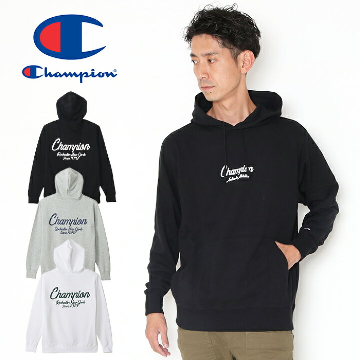 楽天市場】Champion フーデッドスウェット シャツ トレーナー C3-A126 