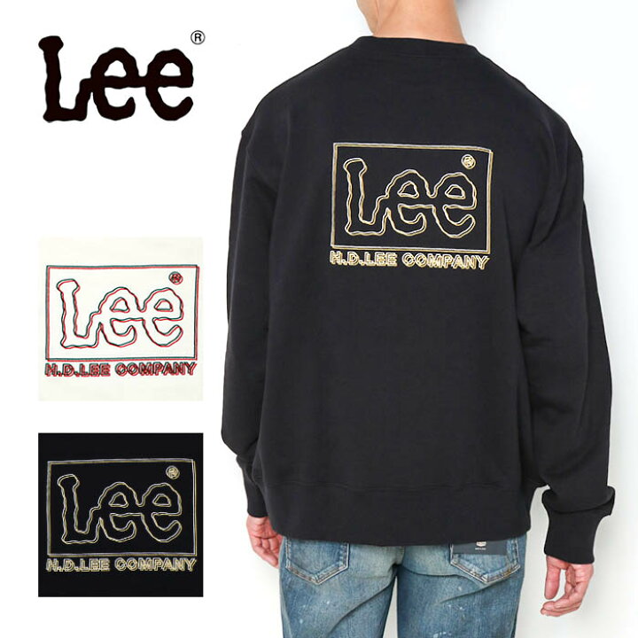 楽天市場】LEE リー トレーナー スウェット メンズ Leeロゴ バック 