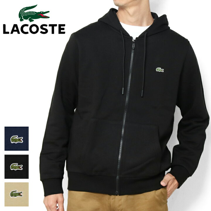 楽天市場】LACOSTE ラコステ ジップパーカー スウェット メンズ 