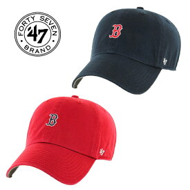 47brand フォーティーセブンブランド ベースボール ランナー キャップ 帽子 Red sox Base Runner ’47 CLEAN UP [Lot/B-BSRNR02GWS] ローキャップ ロークラウンキャップ ロゴ キャップ MLB 男女兼用 レッド ネイビー プレゼント ギフト