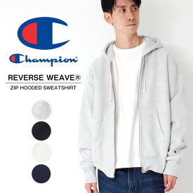 【PT10倍】 【10％OFF】 Champion チャンピオン リバースウィーブ ジップフーデッド スウェット シャツ 裏起毛 ジップパーカー［Lot/C3-W103/C3-Y134］ メンズ コットン ワンポイント パーカー はおり定番 ブランド カジュアル 男性 大人 丈夫 頑丈 タフ プレゼント