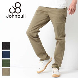 【PT10倍】 Johnbull ジョンブル ワンサイドジップパンツ [Lot/21582] ストレッチパンツ シルエット テーパード スナッグパンツ チノパン パンツ 日本産 日本製 国産 岡山ジーンズ 児島 岡山 メンズ カジュアル 細身 ストレッチ スリム プレゼント プレゼント ギフト