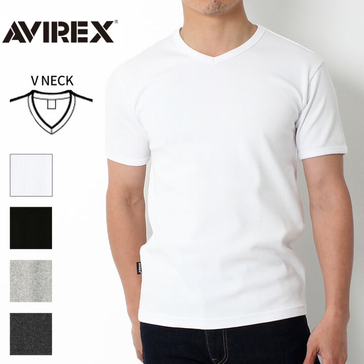 楽天市場 Avirex アヴィレックス メンズ 半袖 Vネック ｔシャツ Lot Tシャツ ティーシャツ カットソー 無地 トップス インナー 半袖 定番 男性 ミリタリー ブランド シンプル 丈夫 頑丈 タフ Avirex アビレックス プレゼント J X T Style