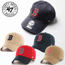 47brand フォーティーセブンブランド クリーンナップ Red Sox ’47 CLEAN UP [Lot/B-RGW02GWS B-RGW02GWSNL B-NLRGW02GWS] キャップ ロゴ レッドソックス MLB ユニセックス ベースボールキャップ 帽子 プレゼント ギフト