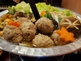 歓送迎会 お花見 家鍋【雀けん庵】かも つみれ鍋 セット【2人前〜3人前 お取り寄せ 鍋 かも 国産にんにく・国産しょうが使用 ヘルシー鍋 低カロリー かも鍋 鴨鍋 専門店 実店舗あり お取り寄せ 鴨鍋セット つみれ 冷凍