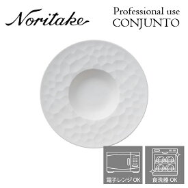 ノリタケ プロユース CONJUNTO コンジュント 21cmディーププレート Noritake 業務用 白い食器 皿 2個で送料無料