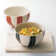 楽天ランキング受賞！和食器 仁峰 十草 丸丼ペア（木箱入） 手描き 食器セット 美濃焼 皿 どんぶり 丼ぶ…