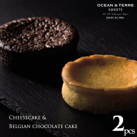 濃厚チーズケーキ＆ベルギーショコラケーキ 〈AS119〉 オーシャンテール スイーツ OCEAN＆TERRE SWEETS スイーツ ギフト