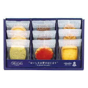 お菓子 詰め合わせ ギフト 銀座コロンバン東京 フールセック 9枚入 メーカー専用包装 外のしのみ内祝い お祝い ギフト のし 包装 ラッピング メッセージカード 無料 引越し 挨拶 ギフト 母の日