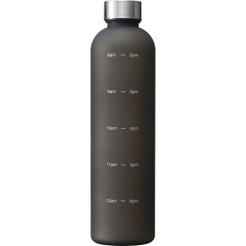 クリアタイム リマインダーボトル(1.0l) スモークブラック 〈RH-1651〉 〔A4〕 ボトル