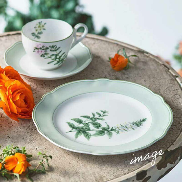 楽天市場】イングリッシュハーブズ 22cmプレート ノリタケ Noritake 