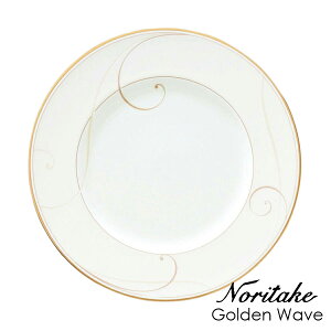 24.5cm�v���[�g �m���^�P �S�[���f���E�F�C�u Noritake Golden Wave �q9316L/95316�r ���ϔ��Ȃ� �H�� �M