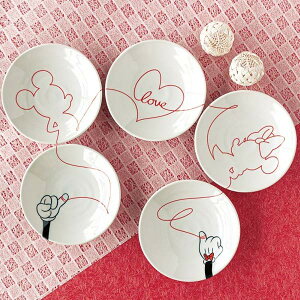 小皿揃 ラブイズ 〈3307-02〉 ディズニー 食器セット引き出物 結婚内祝い 結婚祝い