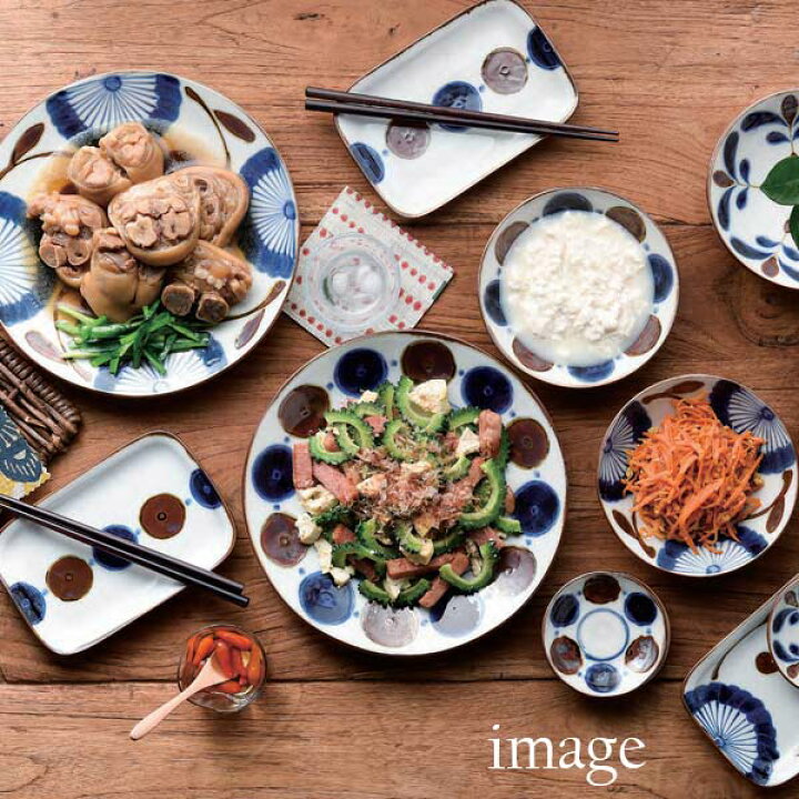 楽天市場】美濃焼 南風 大皿揃 〈16651〉 陶器 食器セット 和食器 皿 