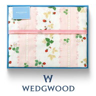 【当日出荷】 ウェッジウッド 綿毛布（毛羽部分） ワイルドストロベリー ピンク WW8610 〈FQ82601011100…