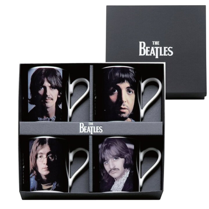 楽天市場 The Beatles ビートルズ メンバーマグ4点セット 3ml 4 ジョン レノン ポール マッカートニー ジョージ ハリスン リンゴ スター 食器 単品 愛dealギフト 内祝い 引き出物