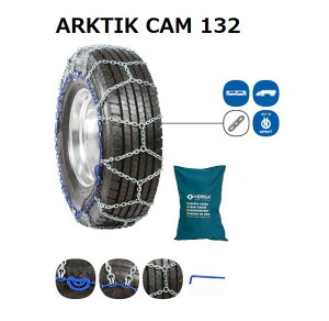 VERIGA �����^�C���`�F�[�� ARKTIK CAM132 �^�C���`�F�[���@�K���T�C�Y 245/70-19.5 265/70-16 265/70-17.5 32X11.5-15 9.5-17.5