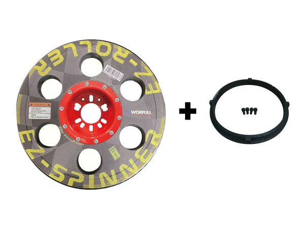 EZローラー スピナー用リングセット ５ナット６ナット用 不動車をらくらく移動！  レッカー作業に！ 車両修理工場で！  ロードサービスの必需品！