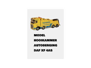 fJ[ HOOIKAMMER AUTOBERGING DAF XF 4AS 1/50 _CLXg bJ[ l q ͌^ Mtg