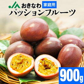 沖縄産 パッションフルーツ 家庭用 900g 9～12玉 JAおきなわ 送料無料 自宅用 時計草 実 トロピカルフルーツ くだもの フルーツ 沖縄 旬の果物 果物 とけいそう トケイソウ クダモノトケイソウ 美味しい果物 ジューシーフルーツ 南国フルーツ 訳あり 食品