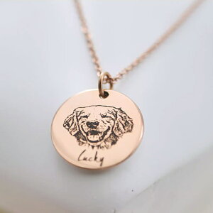 オーダーメイド ネックレス 名入れ 写真入れ ペットの刻印写真 ペット 写真刻印 アクセサリー 犬 猫 愛犬 愛猫 手元供養 メモリアル 思い出 ペットの誕生日 オリジナルグッズ ペット仏具 ペ