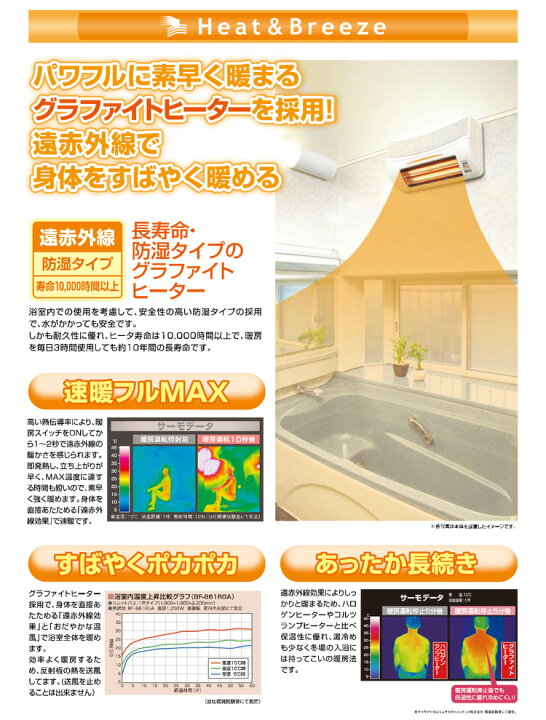 楽天市場】【あす楽】 BF-861RGA 高須産業（TSK） 浴室換気乾燥暖房機 