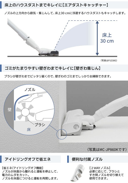楽天市場】パナソニック 【Panasonic】 紙パック式掃除機 MC-PJ22G-C 