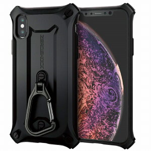 �y 13���܂Ō��ϊ����œ������� �z �G���R�� iPhone XS �P�[�X iPhone X �Ή� �Ռ��z�� ZEROSHOCK �J���r�i�t�� MIL�K�i���� �u���b�N PM-A18BZEROKBK �������� ���[