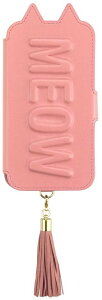 y 13܂Ōϊœ z CCCteBA iPhone 11 Pro (5.8C`) P[X Tassel Tail Cat Flip Case pink UNI-CSDIP19S-2TTCPK  [