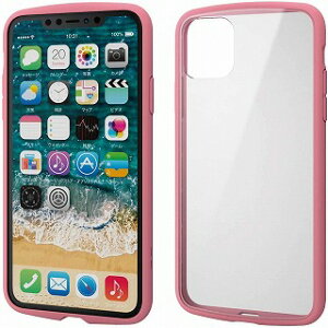 �y 13���܂Ō��ϊ����œ������� �z �G���R�� iPhone 11 Pro Max �P�[�X �ϏՌ�×�t���[�� TOUGH SLIM LITE [�w�ʃN���A�^�C�v] �s���N PM-A19DTSLFCPN �������� ���[