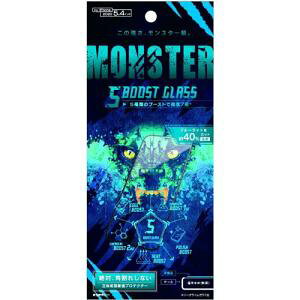 y 13܂Ōϊœ z gjeB iPhone 12 mini (2020N 5.4C`) MONSTER GLASS 5BOOST pꂵȂBLጸ ubN MG-IP20S-G3-SPBCBK  [
