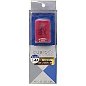 送料無料iPhoneスマートフォン用AC-USB充電器自動判別タイプ3.4A IH-ACU234ADP