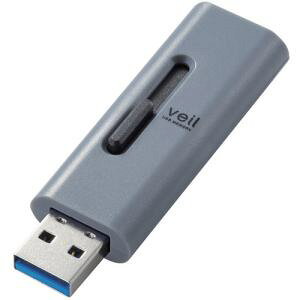 �y 13���܂Ō��ϊ����œ������� �z �G���R�� MF-SLU3128GGY USB�������[ USB3.2(Gen1)�Ή� �X���C�h�� 128GB �O���[ �������� ���[