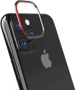 �y 13���܂Ō��ϊ����œ������� �z �g���j�e�B iPhone 11 Pro (5.8�C���`) �J���������Y�ی�A���~�t���[�� ���b�h TR-IP19S-LB-RD �������� ���[