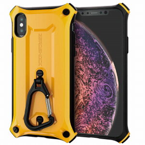 �y 13���܂Ō��ϊ����œ������� �z �G���R�� iPhone XS �P�[�X iPhone X �Ή� �Ռ��z�� ZEROSHOCK �J���r�i�t�� MIL�K�i���� �C�G���[ PM-A18BZEROKYL �������� ���[