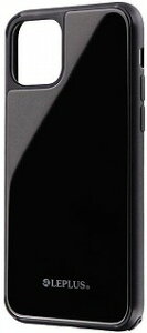 �y 13���܂Ō��ϊ����œ������� �z iPhone 11 Pro �w�ʃK���X�V�F���P�[�X�uSHELL GLASS�v �u���b�N �������� ���[
