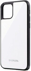 �y 13���܂Ō��ϊ����œ������� �z iPhone 11 Pro �w�ʃK���X�V�F���P�[�X�uSHELL GLASS�v �z���C�g�@LP-IS19SGWH �������� ���[