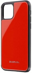�y 13���܂Ō��ϊ����œ������� �z iPhone 11 Pro �w�ʃK���X�V�F���P�[�X�uSHELL GLASS�v ���b�h LP-IS19SGRD�@�������� ���[
