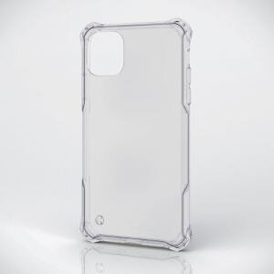 �y 13���܂Ō��ϊ����œ������� �z �G���R�� PM-A19CZEROTCR iPhone 11�p ZEROSHOCK/�C���r�W�u��