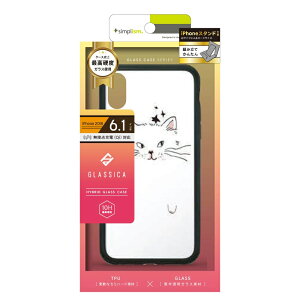 �y 13���܂Ō��ϊ����œ������� �z Simplism iPhone XR [GLASSICA] �w�ʃK���X�P�[�X(Pattern) ���L TR-IP18M-GCP-WCAT�@�������� ���[