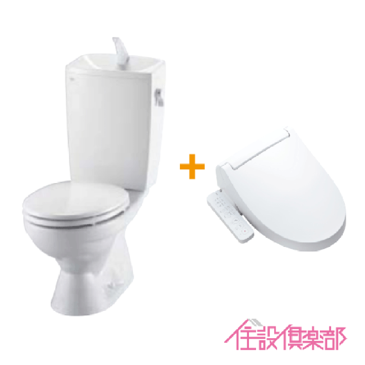 便器 LC便器(手洗付) 床上排水 シャワートイレセット C-180P,DT-4890,CW-KB31 リクシル イナックス LIXIL INAX | 住設倶楽部 楽天市場店