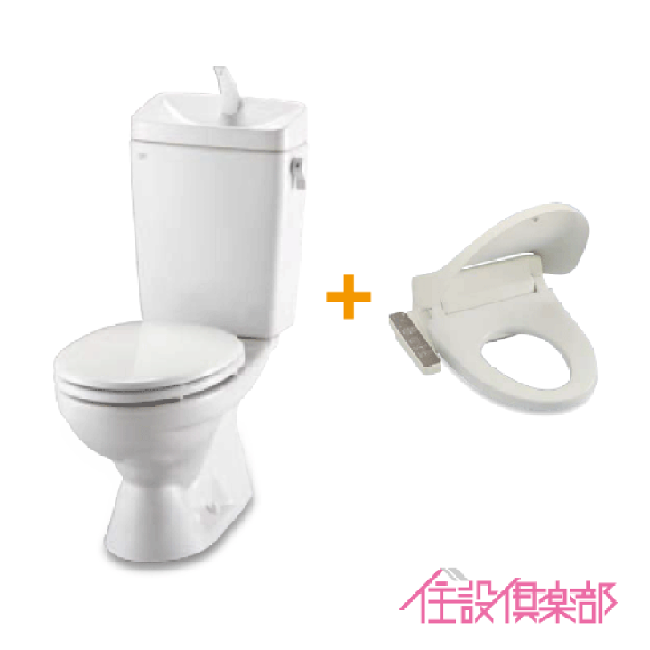 楽天市場】便器 LN便器(手洗付) シャワートイレセット C-180S,DT-4840 ...