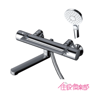 【新品】TOTO　壁付サーモスタット混合水栓　 寒冷地用　TBV03417Z TOTO 壁付サーモスタット混合水栓(コンフォートウエーブクリック