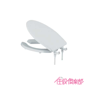 普通便座 前割便座 233-816 (商品カラー:ホワイト) カクダイ