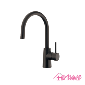 カクダイ 【117-142-D】シングルレバー混合栓(マットブラック カクダイ KAKUDAI シングルレバー混合栓 シャワーつき マット