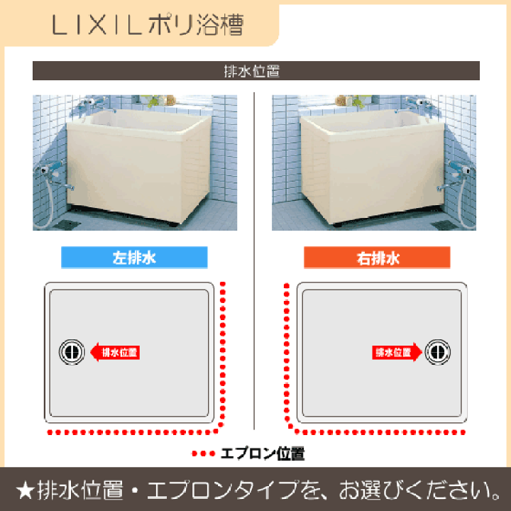 楽天市場】ポリ浴槽 ポリエック 幅:900(据置タイプ) PB-902BL/L11,PB