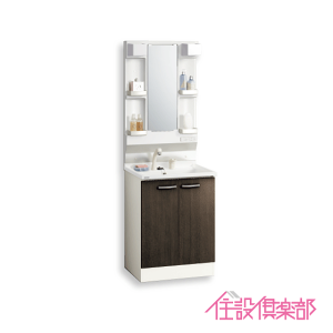 洗面化粧台セット(ミラー部 くもり止めなし) 幅:600mm シングルシャワー水栓 BGAL60TNTVWC4V,BGAL60TNTVWE4Z,BGAL60TNTVWEQT,M-L601GAEN クリナップ BGAシリーズ